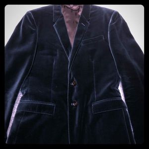 Butberry Prorsum Green Velvet Blazer